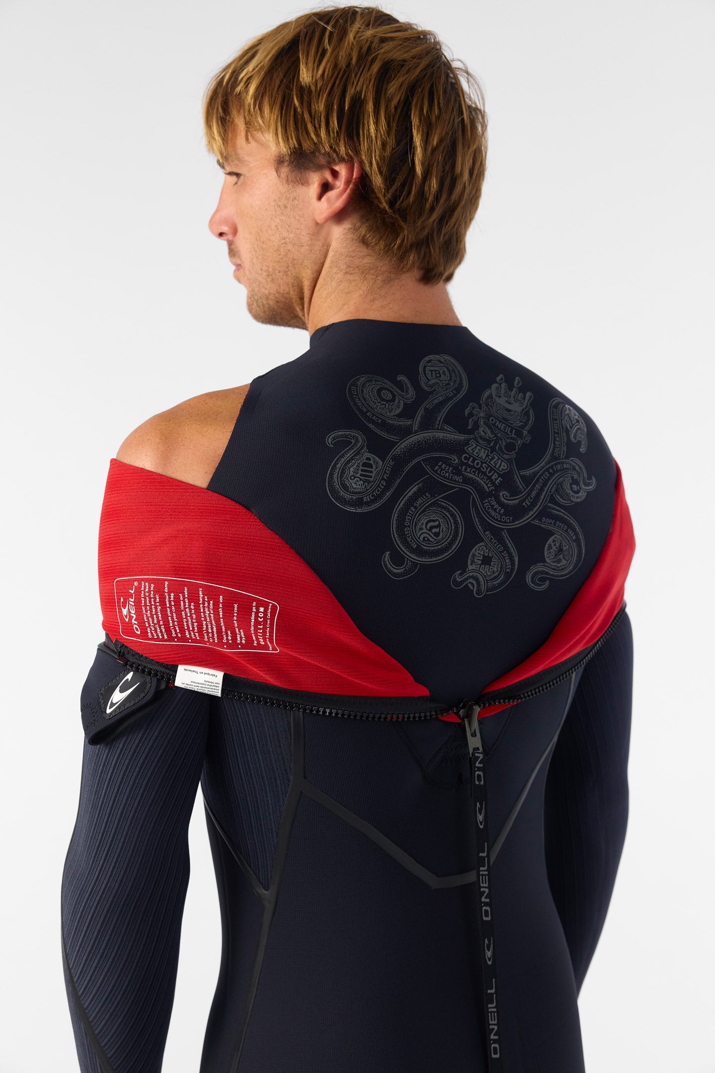 Hyperfreak Fire 3/2mm+ Back Zip Full Wetsuit - O'Neill Clothing